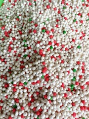 photo of a traditional market, selling various types of crackers