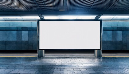 Subway Train Station Billboard