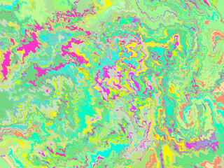 abstract gradient art background of mixed vivid colors for design reference and copy space work
