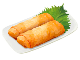春巻き（2個）長皿