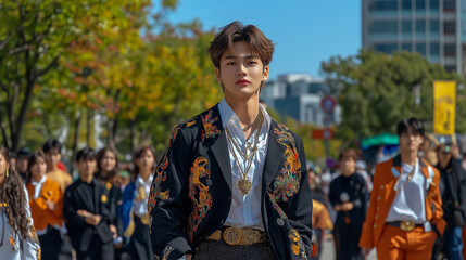 Fototapeta premium kpop idol