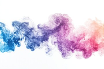 Colorful swirling smoke creates an abstract visual composition, perfect for backgrounds or artistic projects.