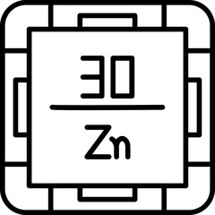 Zinc Icon