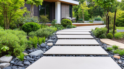 Obraz premium garden walkway