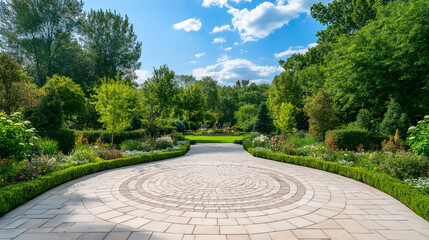 Obraz premium Elegant Stone Walkway