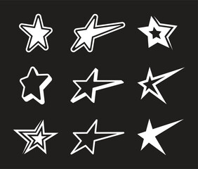 Obraz premium Y2K Stars