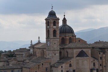 Panorama of Urbino - Italy