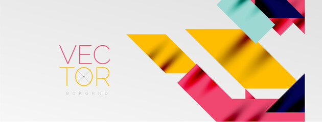 Minimal composition abstract lines and triangles background. Vector Illustration For Wallpaper, Banner, Background, Card, Book Illustration, landing page