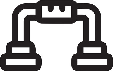 Horse icon symbol vector image Illustration
