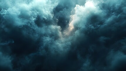 Obraz premium Abstract gray smoke textures creating intricate swirling patterns