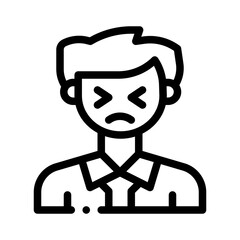 Uncertainty icon line icon