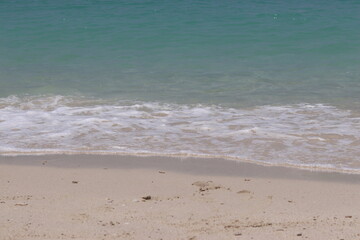 waves and sand