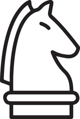 Horse icon symbol vector image Illustration
