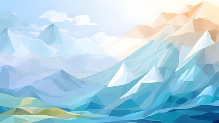 abstract background with landscape