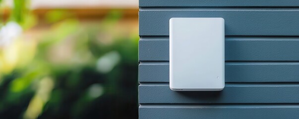 A home with outdoor access points installed to provide strong Wi-Fi coverage in the backyard and patio, outdoor home access point, extended outdoor internet coverage