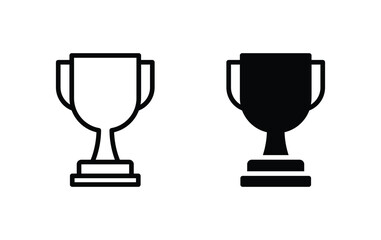 trophy icon vector