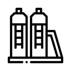 silo line icon © HacaStudio