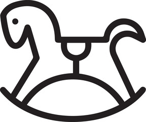 Horse icon symbol vector image Illustration
