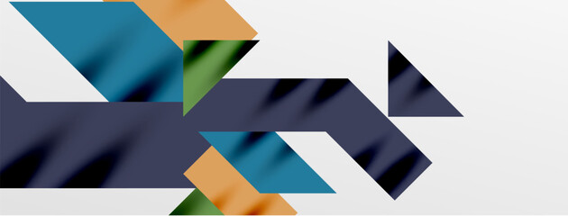 Minimal composition abstract lines and triangles background. Vector Illustration For Wallpaper, Banner, Background, Card, Book Illustration, landing page