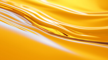 Golden Lubricant Liquid Ripples