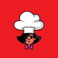 female chef logo mascot_01.eps