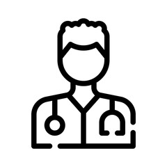 doctor line icon