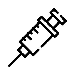 syringe line icon
