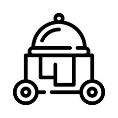 breakfast line icon