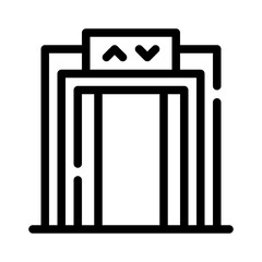 elevator line icon