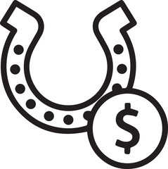 Horse icon symbol vector image Illustration
