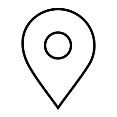 map pin location icons. Modern map markers .Vector illustration on a white background, Location - Illustration Icons