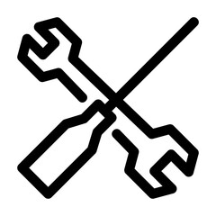 Setting Line Icon Vector