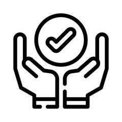 approval line icon