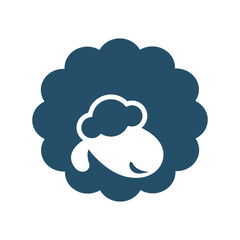 Sheep icon logo design