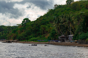 The Batangas sea is home to many ferry boats that transport passengers to nearby islands, providing a crucial mode of transportation for locals and tourists alike.
