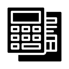 finance glyph icon