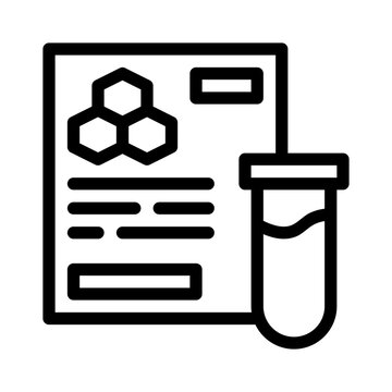 recommend clip art: physics experiment line icon