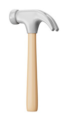 PNG 3D hammer tool, element illustration, transparent background