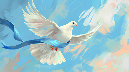 Obraz premium letter carrier pigeon