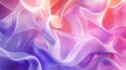 Obraz premium Stunning abstract organic background with soft gradients and dynamic shapes, forming a vibrant and energetic wallpaper design (Generative AI)