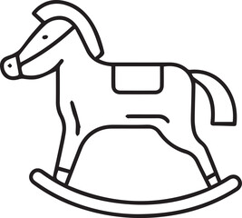 Horse icon symbol vector image Illustration
