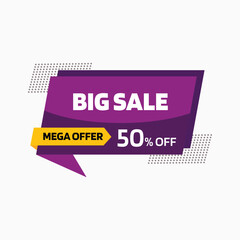 Big Sale Offer Tag Fully Editable Vector or EPS
