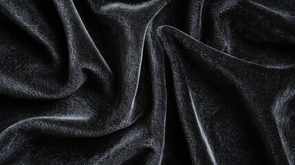 Black Velvet Texture Wallpaper. A soft and luxurious black velvet texture.