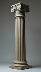 Fototapeta premium Ancient classic pillar, column, Greek, gothic