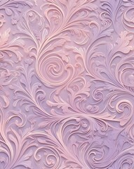 Subtle bow swirls with light pink to lavender gradient