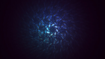 3D manual rendering abstract round light background. Its not AI Generatd illustration.