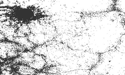 Abstract grunge or dirt dust isolated, black and white background paint splatters, vintage old wall effect for grunge image style texture design.