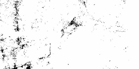 Abstract black and white grunge dust grain distressed particle texture surface white background. Black and white grunge vector background.