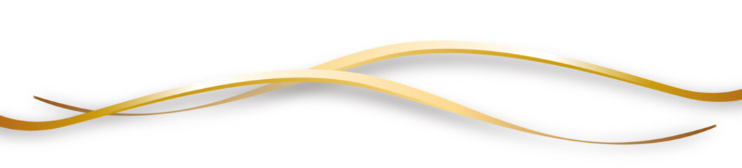 Gold Welle Wellen weihnachten Banner Band