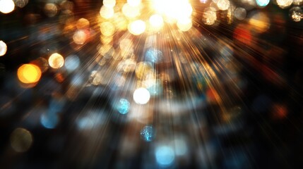 Abstract colorful light burst - vibrant background for print and design projects